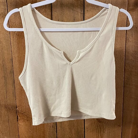 Women's Shein Cream Crop Top (XL) - Picture 1 of 3